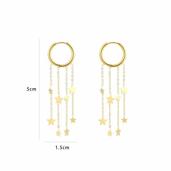loua earrings - goud