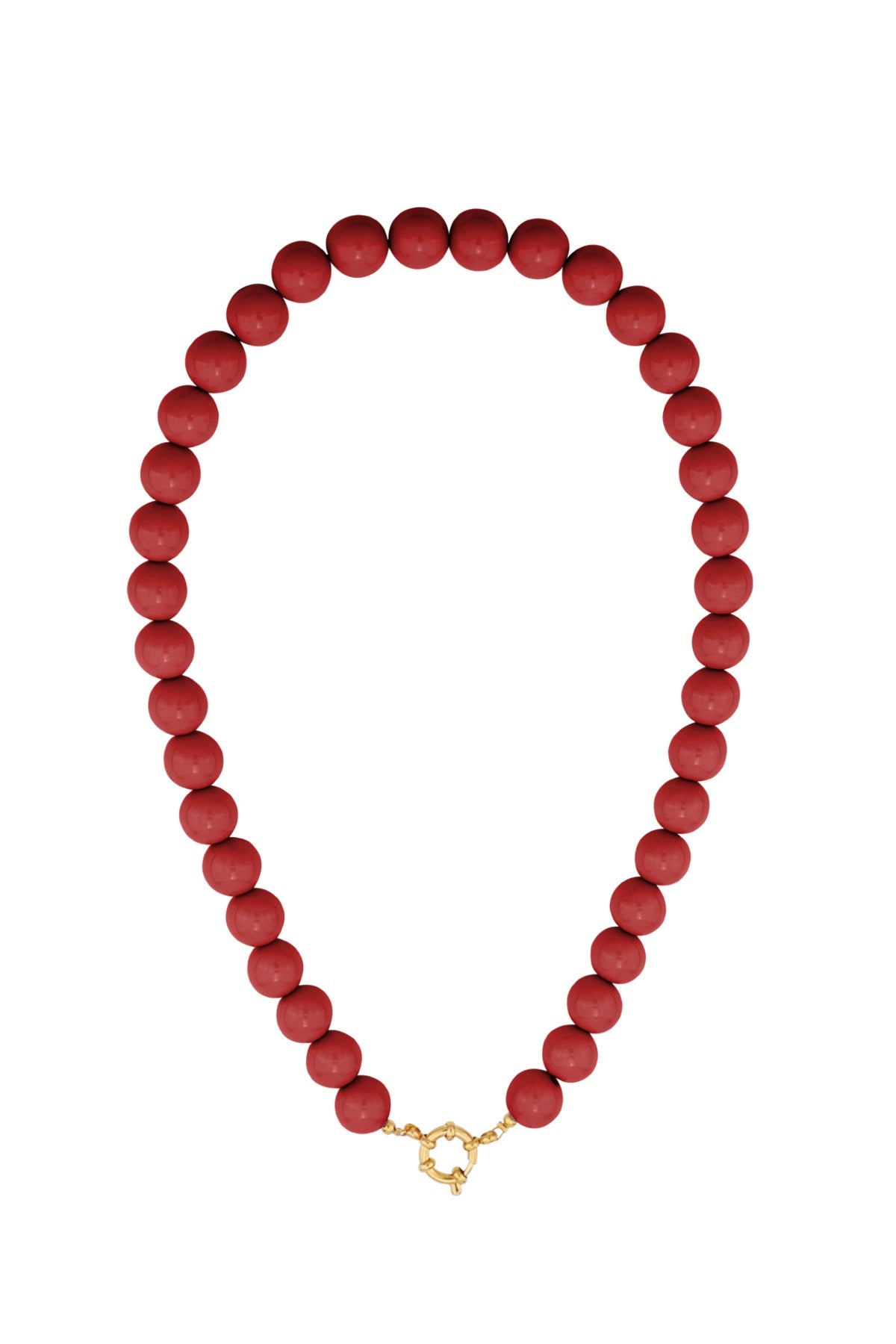 red beads necklace 2.0