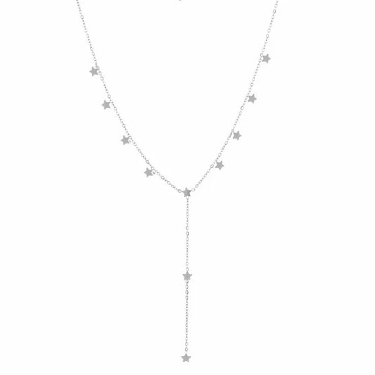 jade necklace - zilver