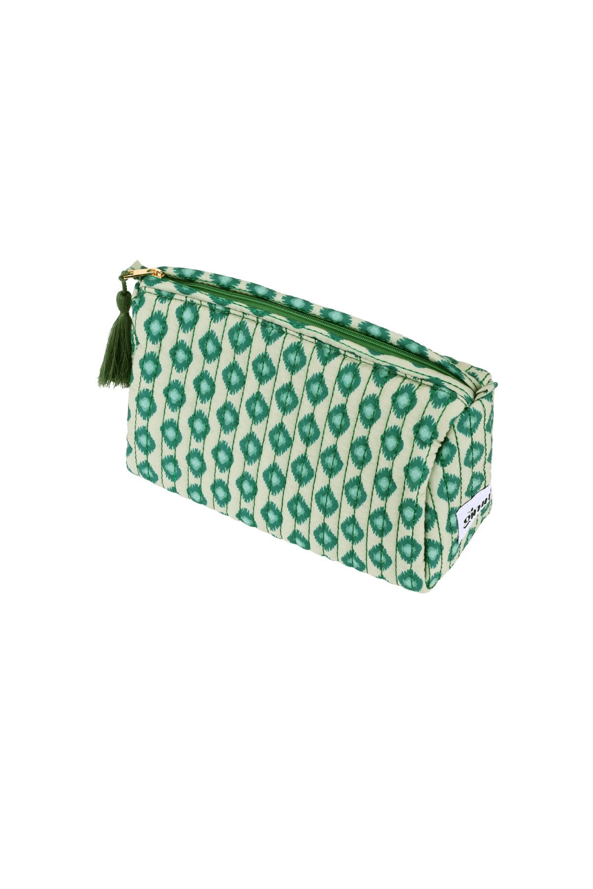 make-up bags - green