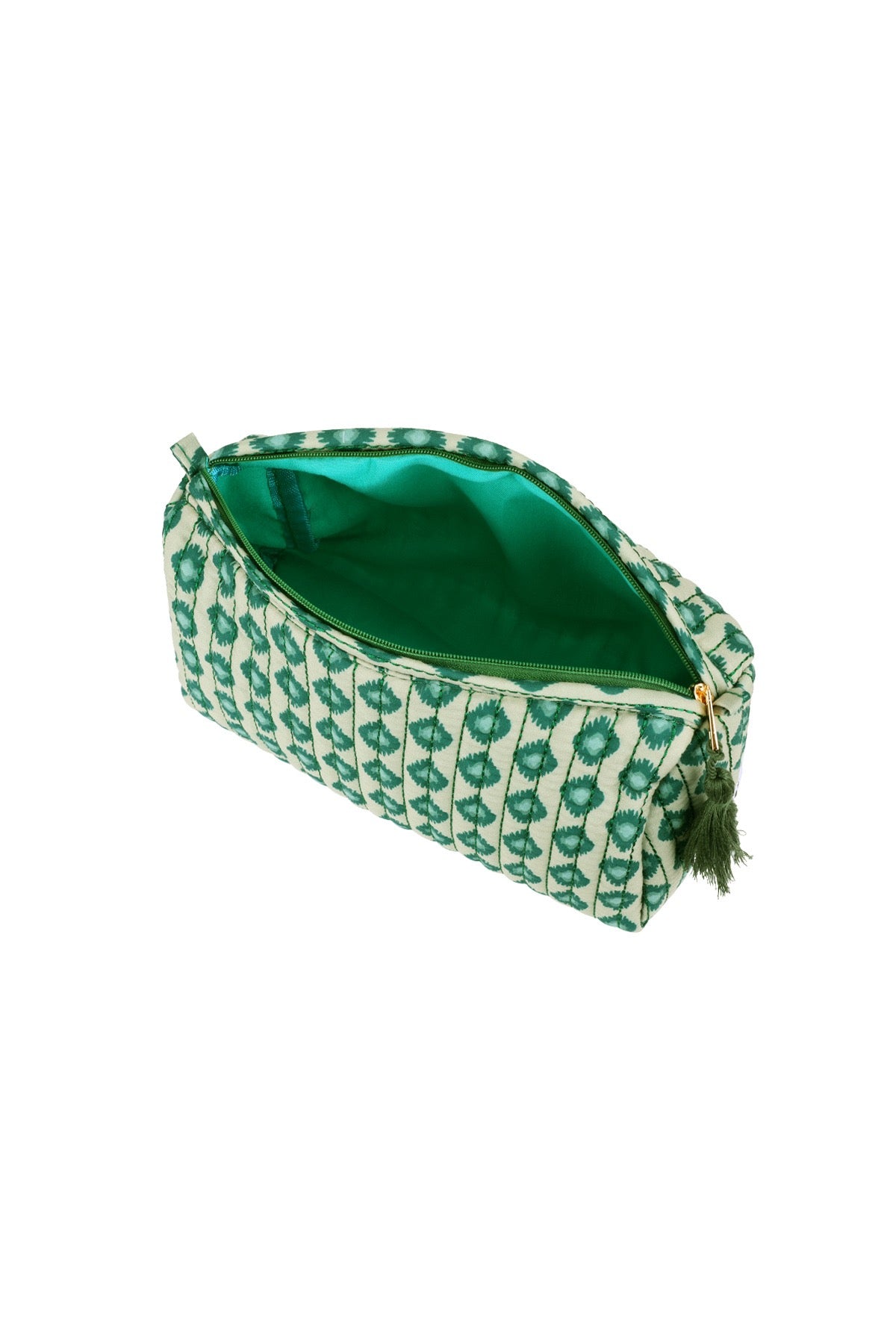 make-up bags - green