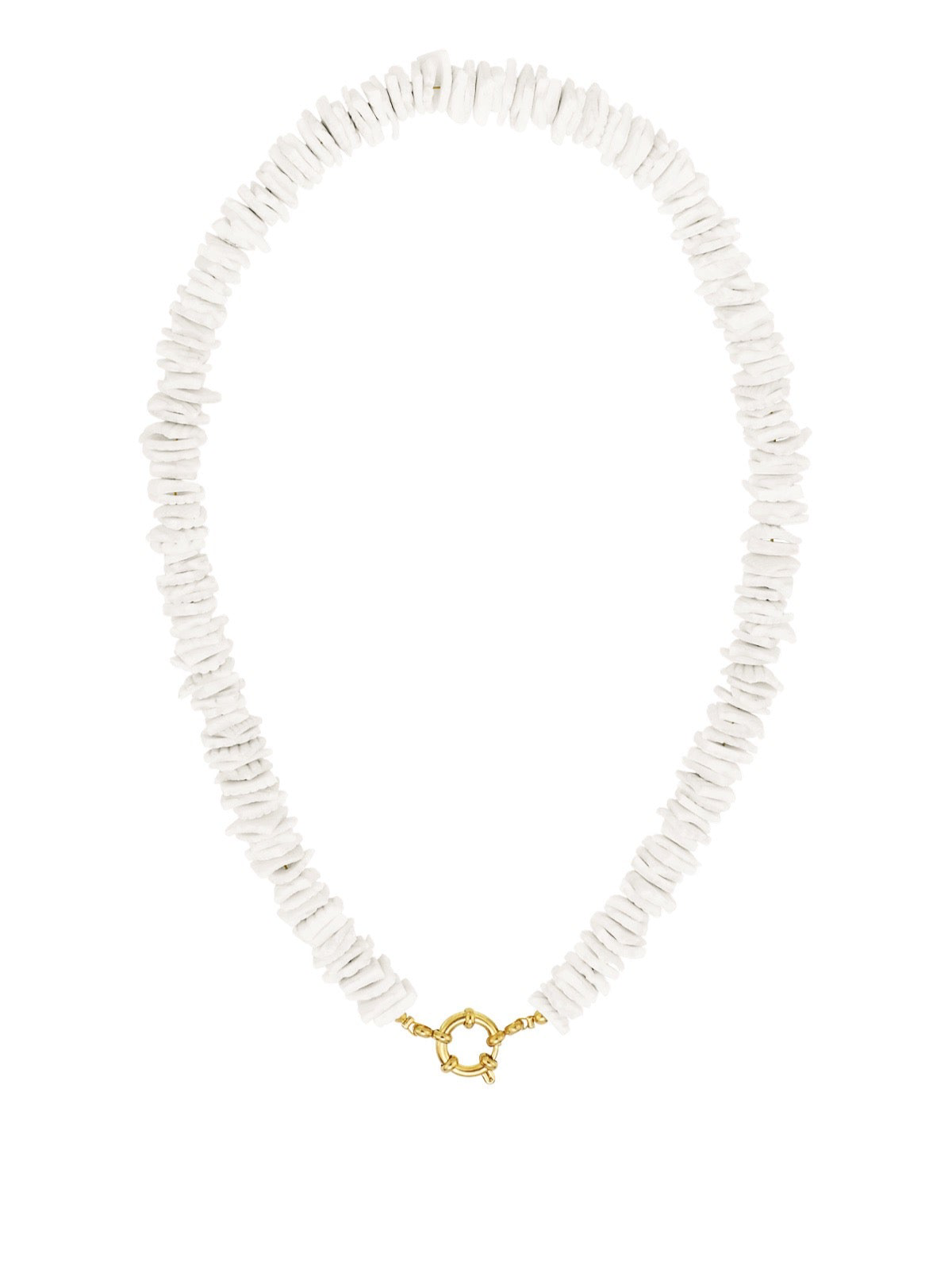 Schelpen ketting wit