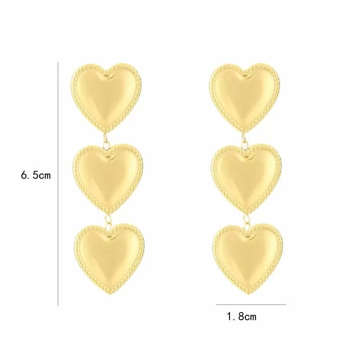 vickie earrings - gold
