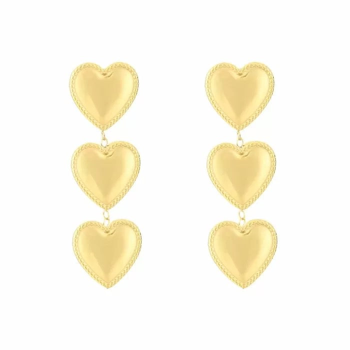 vickie earrings - gold