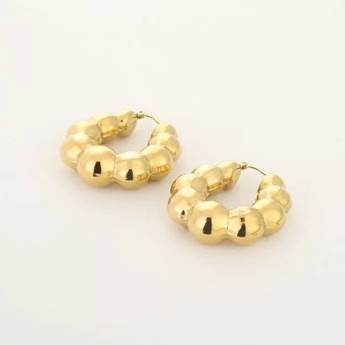 isa earrings - goud