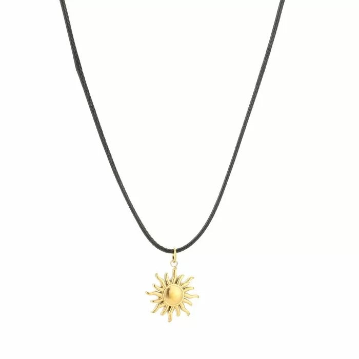 sunshine necklace - goud