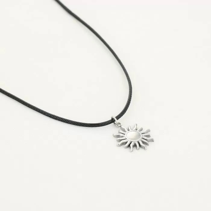 sunshine necklace - zilver