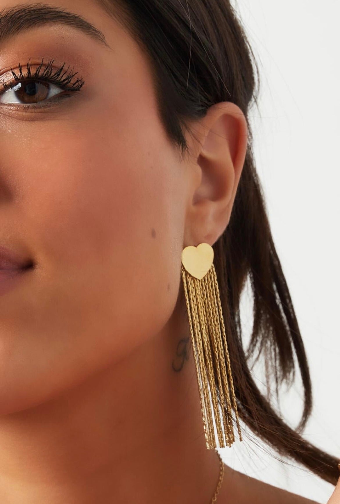 Bente earrings - gold