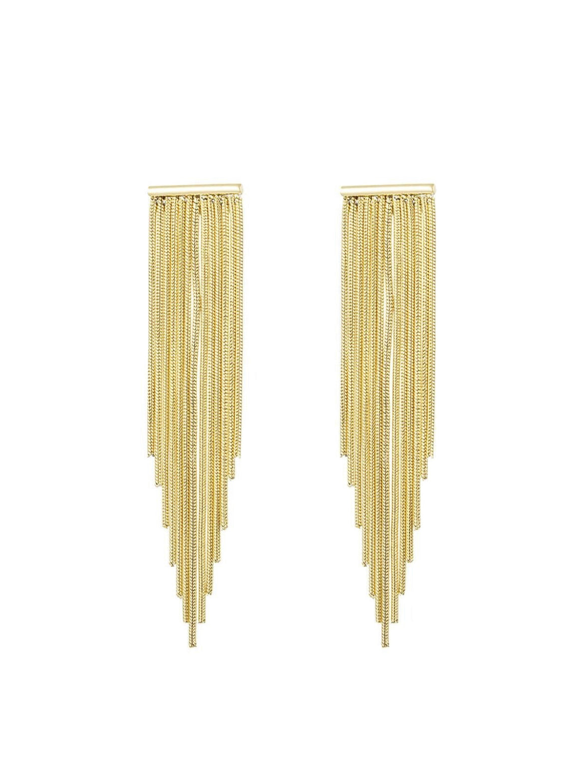 Waterfall earrings - gold
