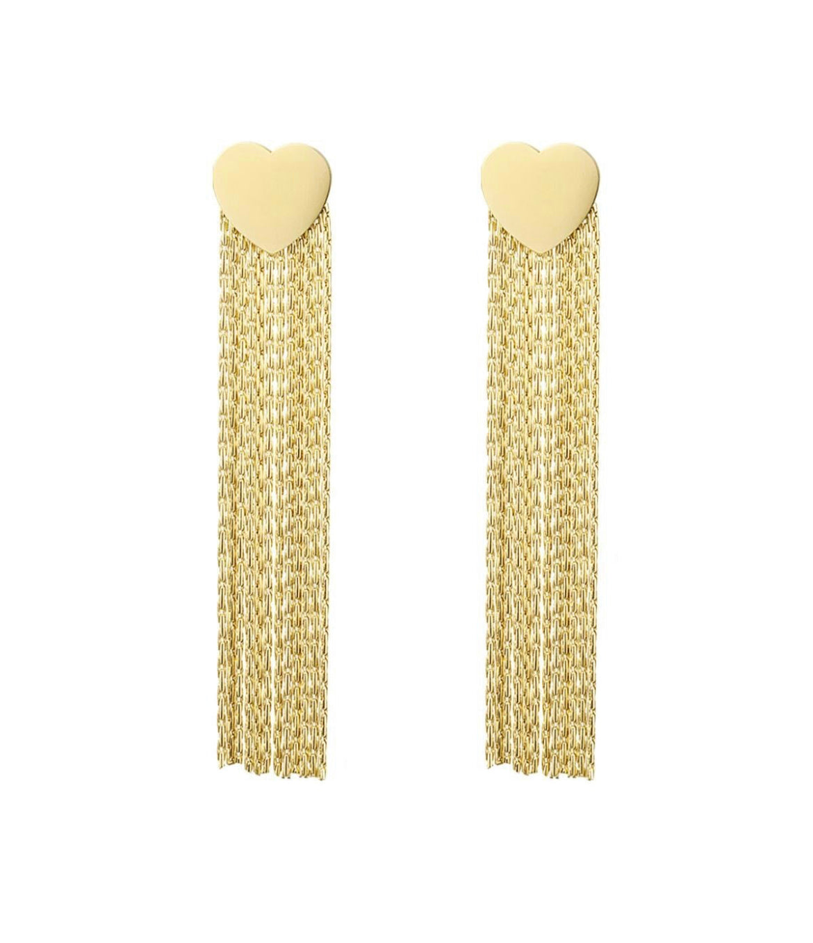 Bente earrings - gold