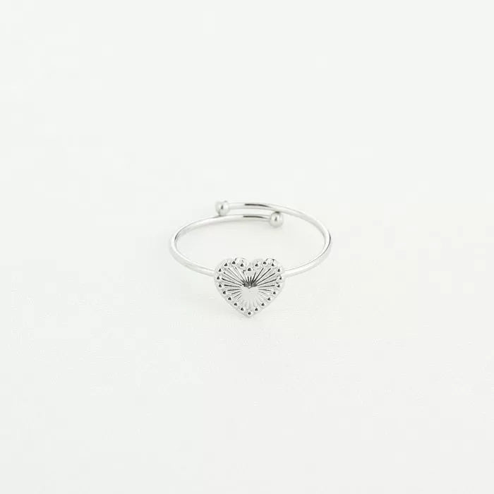 Fleur ring - zilver