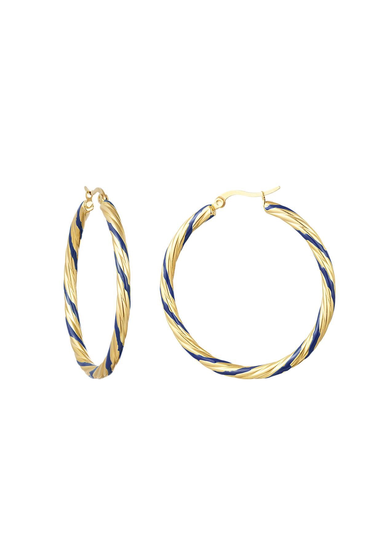 Lois hoops - gold