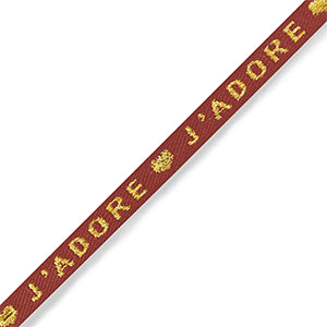 j'adore bracelet - red