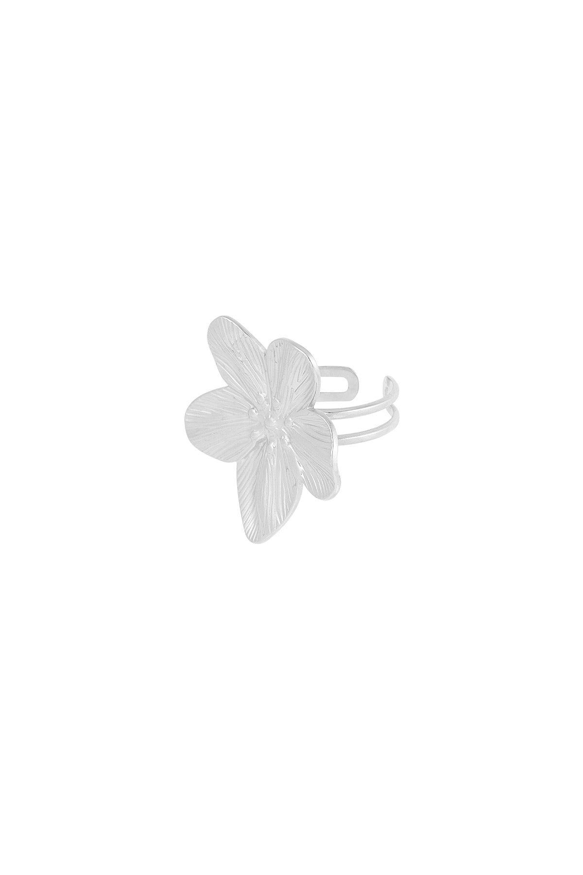 Bloom ring - zilver