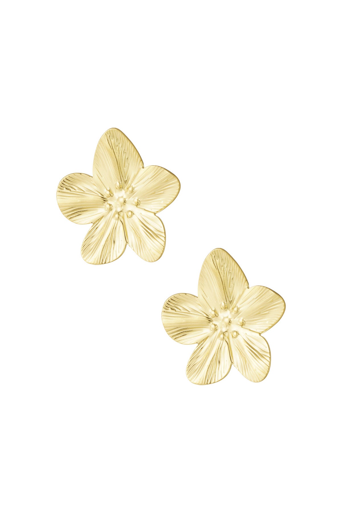 Bloom earrings - goud