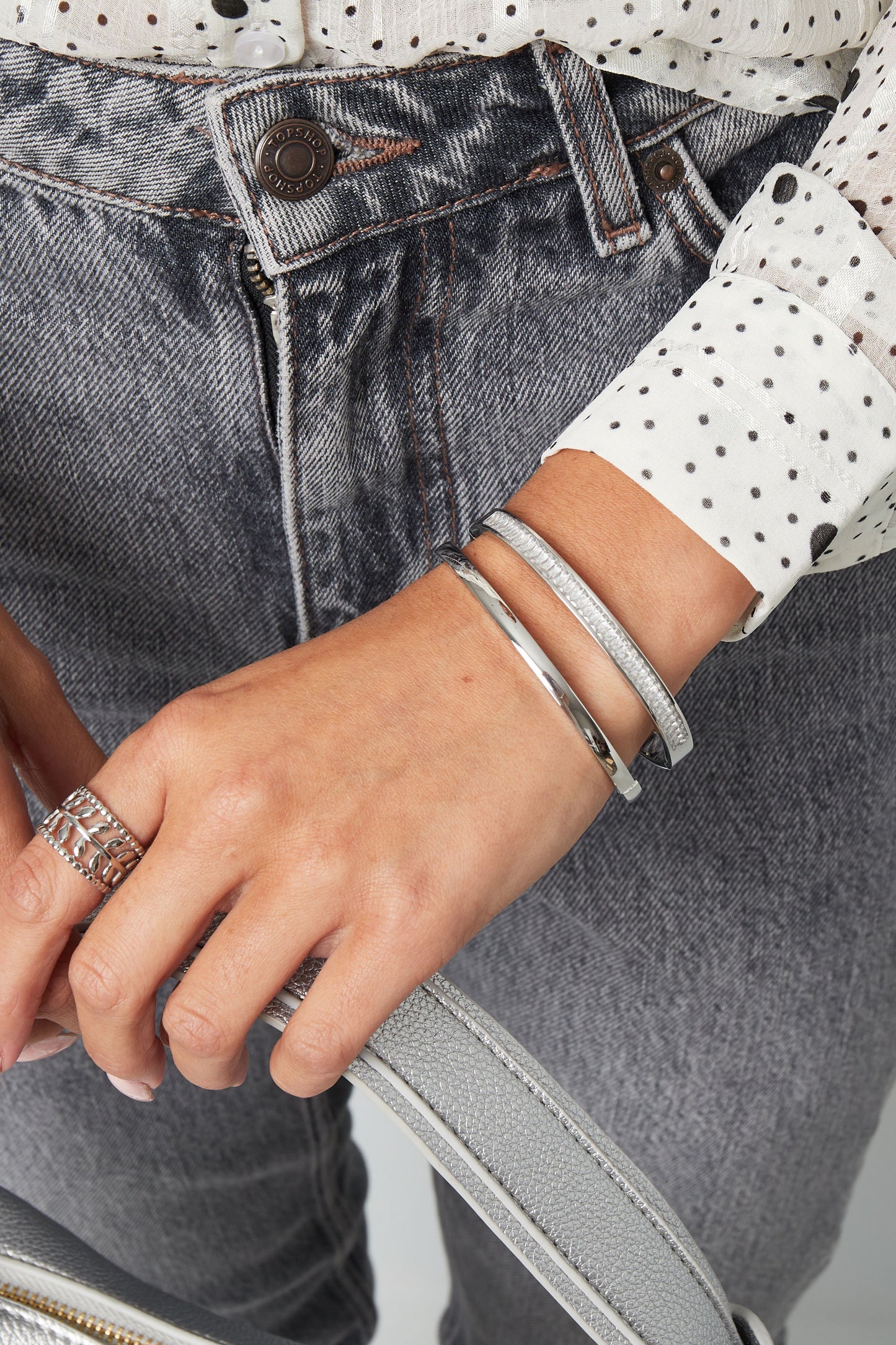 Bangle bracelet - goud