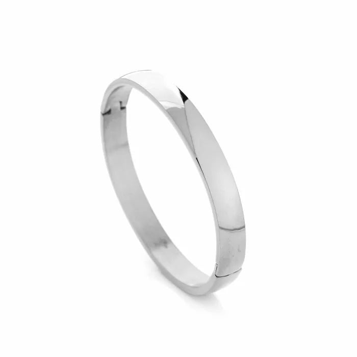 Chunky bangle - zilver