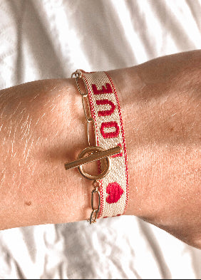 Love bracelet - crème