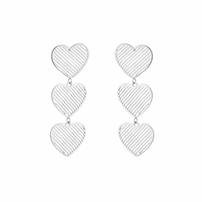 Lots of love earrings - zilver