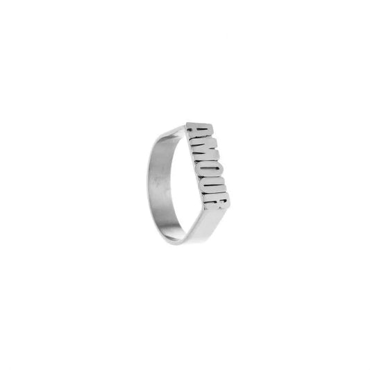 Amour ring - zilver