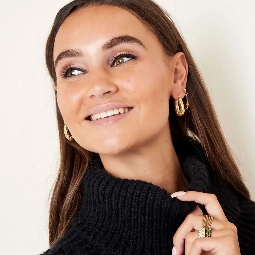 Mila earrings - goud