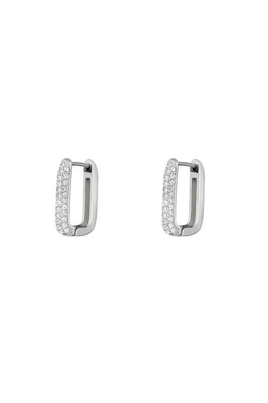 Shimmer earrings - small - zilver