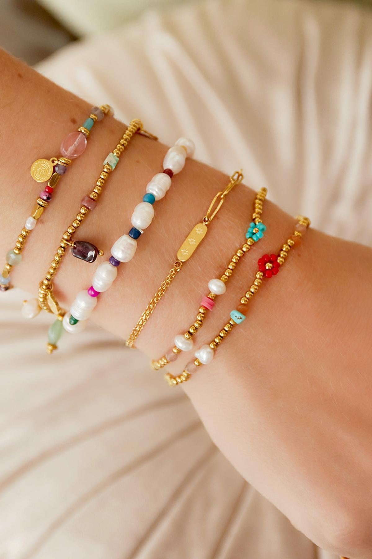 Fien bracelet - goud