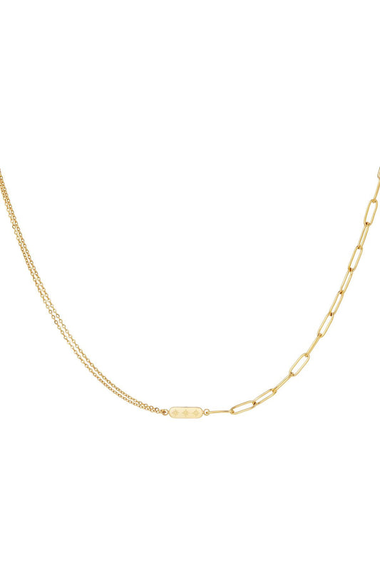Fien necklace - goud