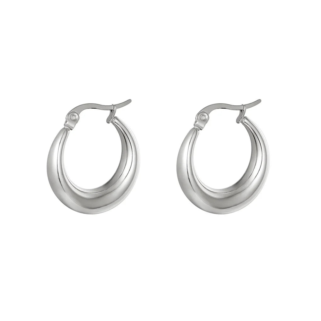 Florine hoops - silver