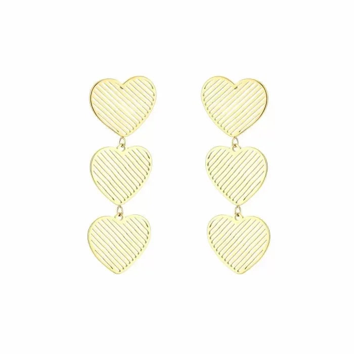 Lots of love earrings - goud