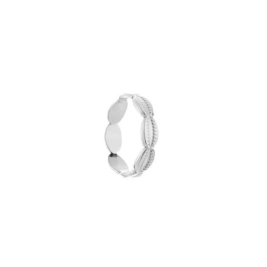 Seashell ring - zilver