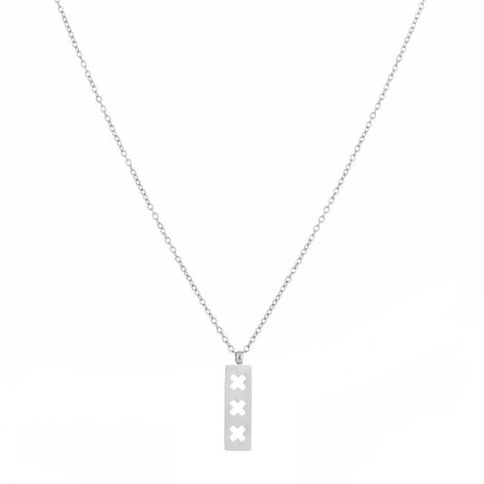 Adam necklace - zilver
