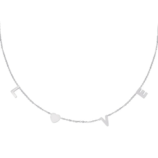 Love necklace - zilver