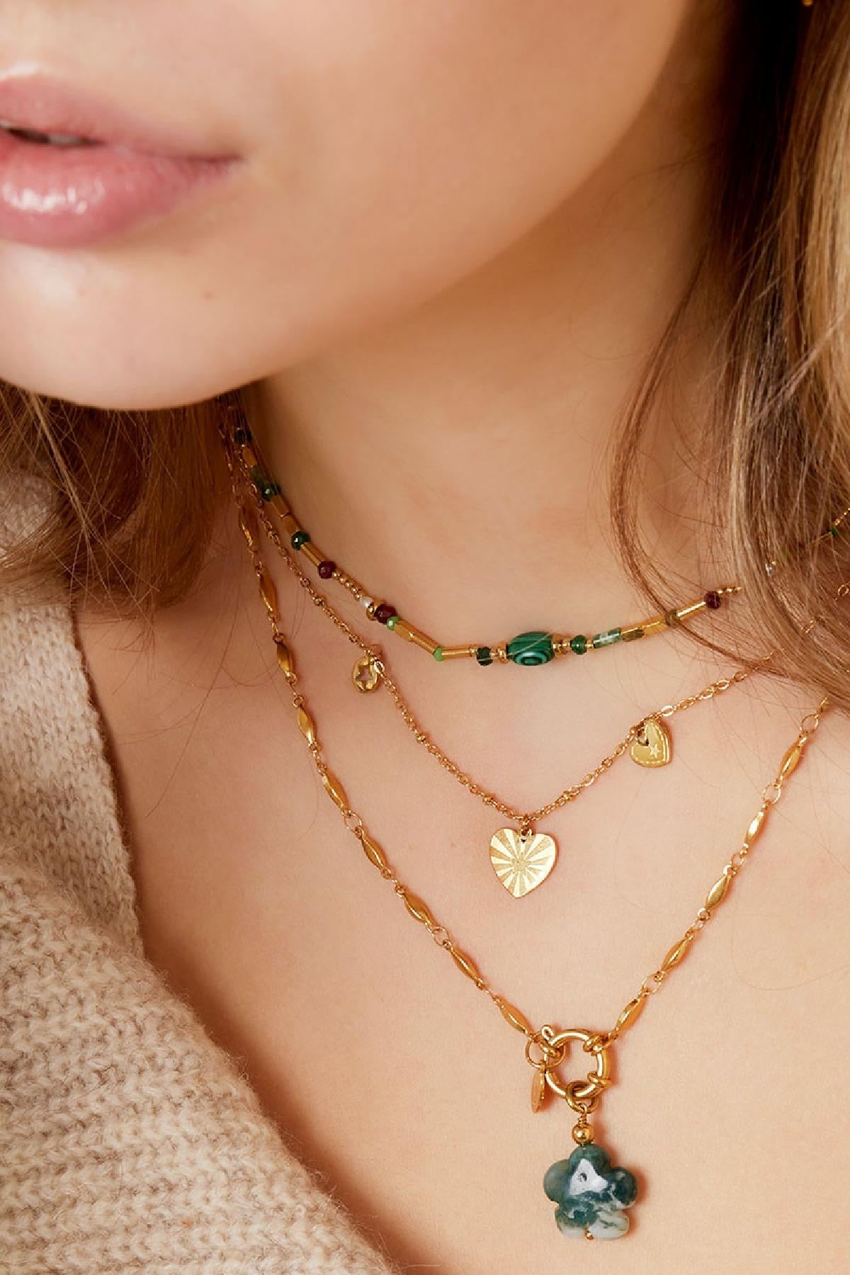 Beau necklace - zilver