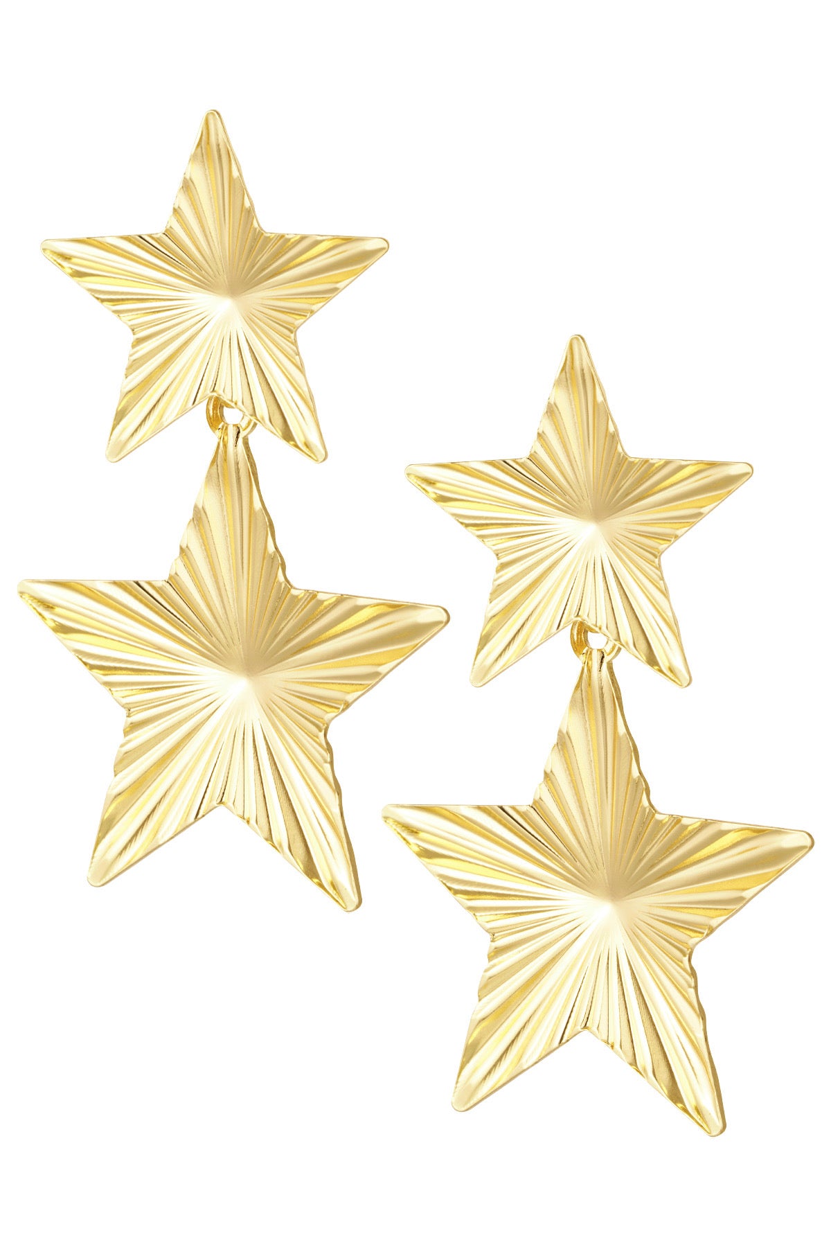 Starry night earrings - gold