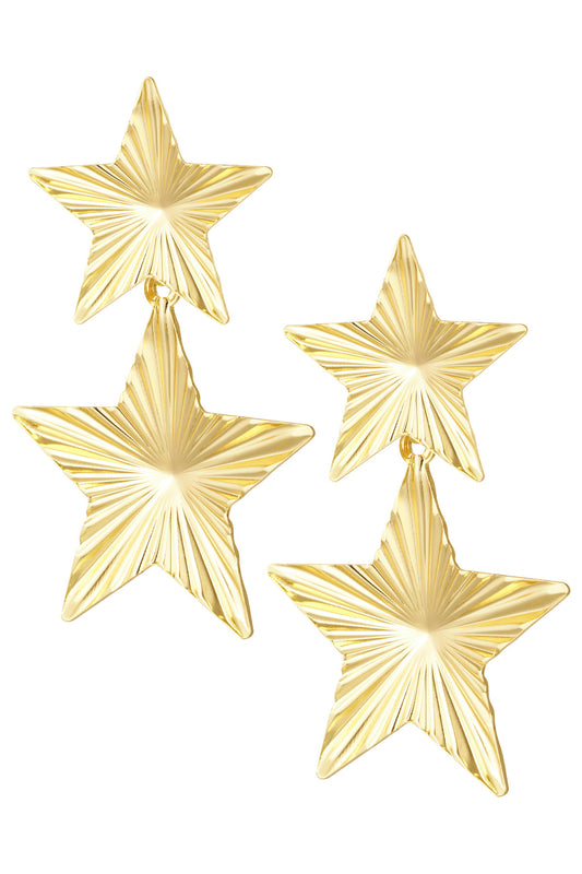 Starry night earrings - goud
