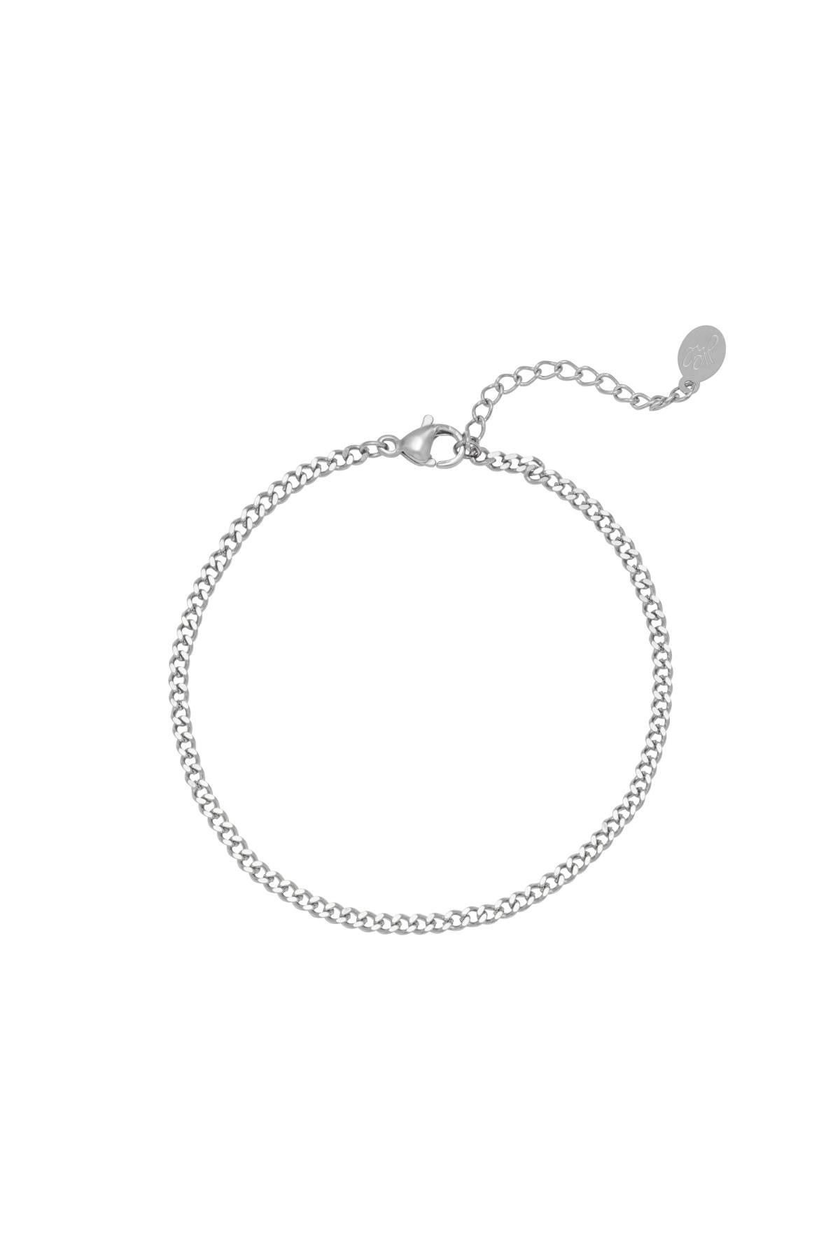 Tiny chain bracelet - silver