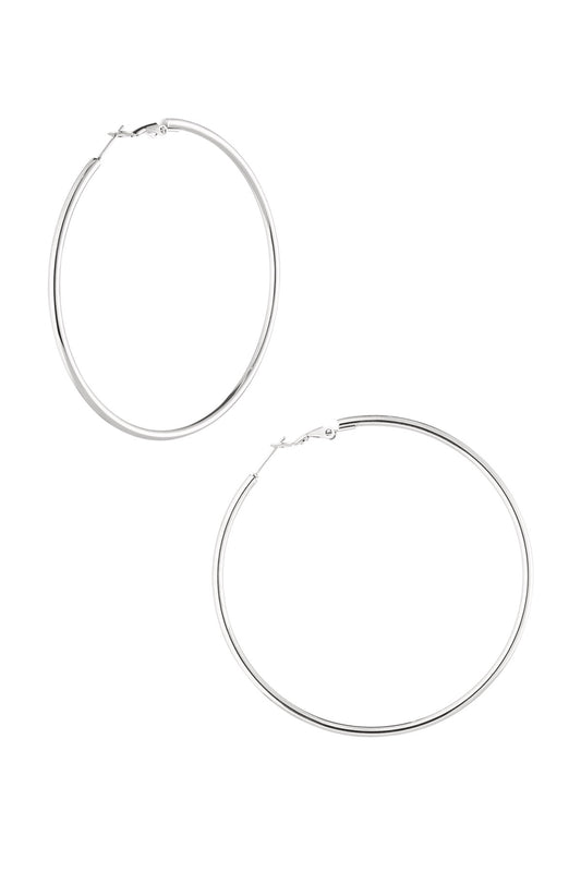 Big Big Hoops - silver