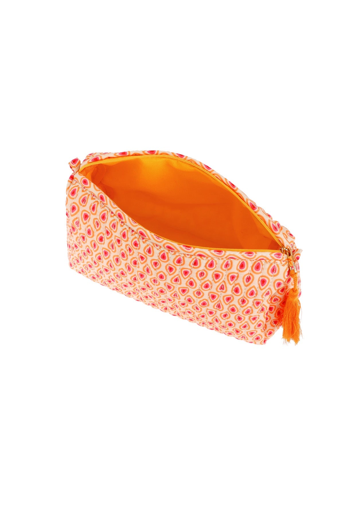 make-up bags - orange