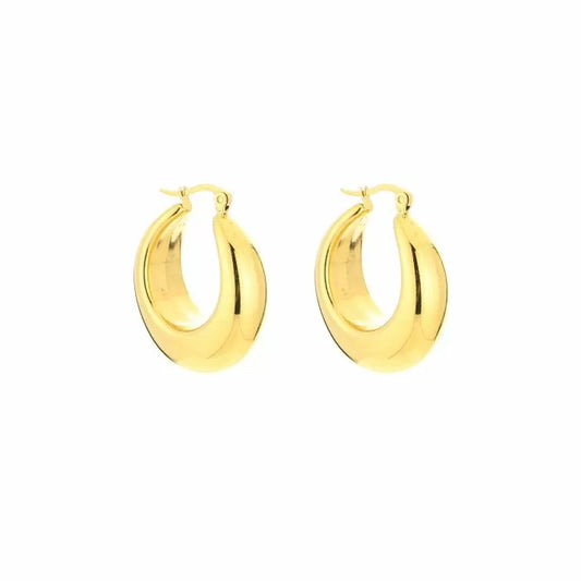 maria hoops - gold