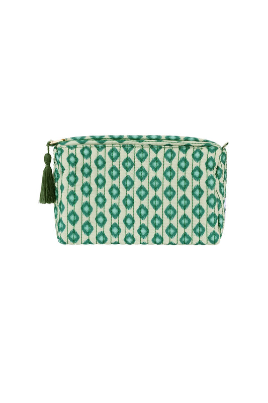 make-up bags - green