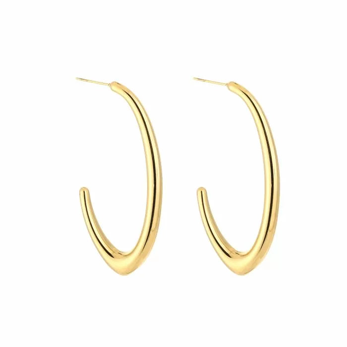 oval hoops - goud