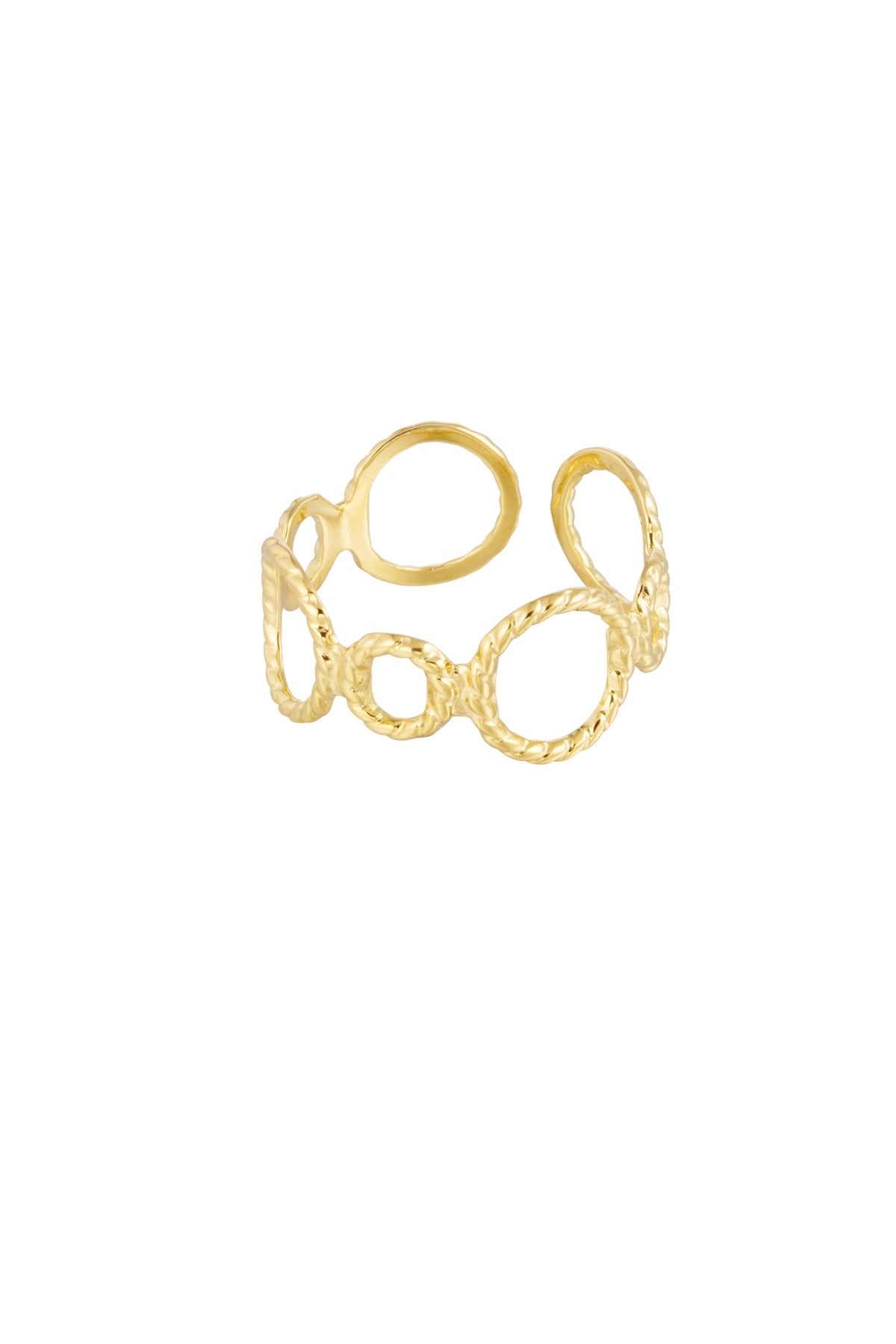 Cloud ring - gold