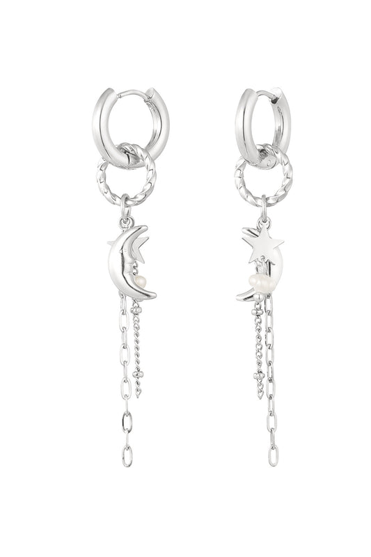 Evi earrings - zilver