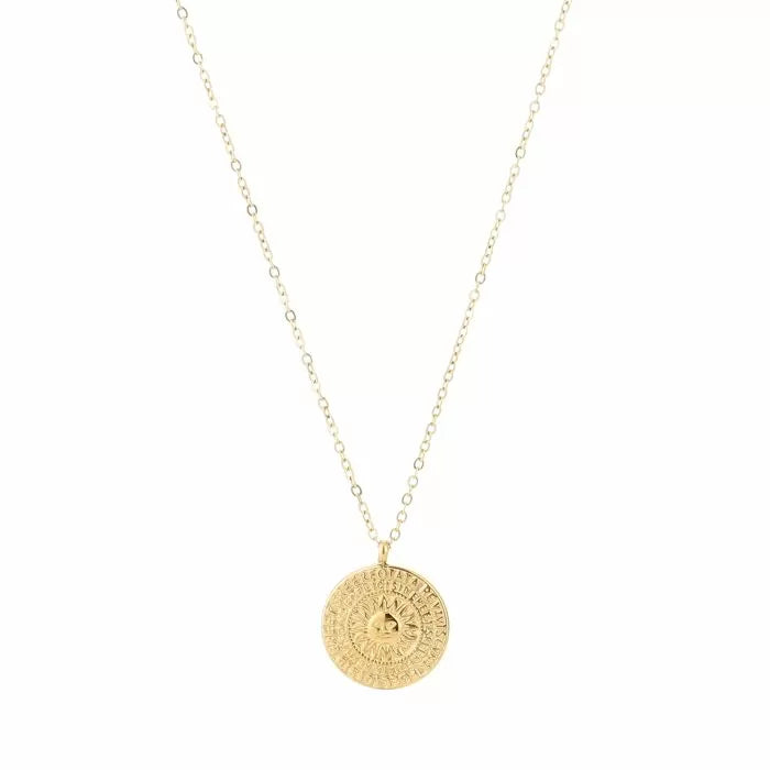 Sunset necklace - goud