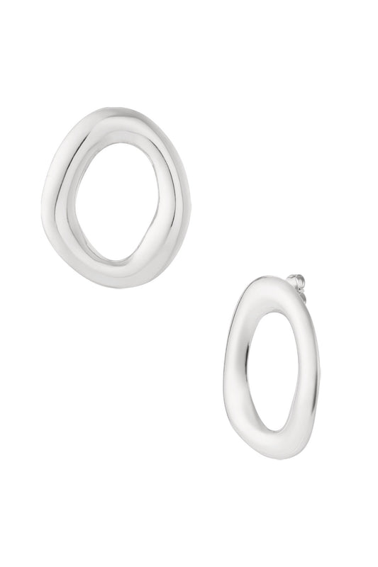 Bold earrings - zilver
