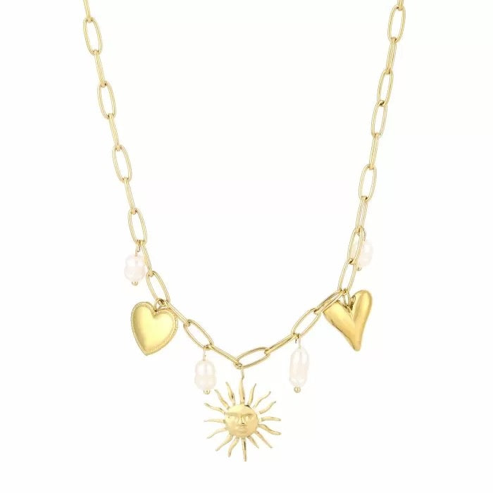 saar necklace - goud