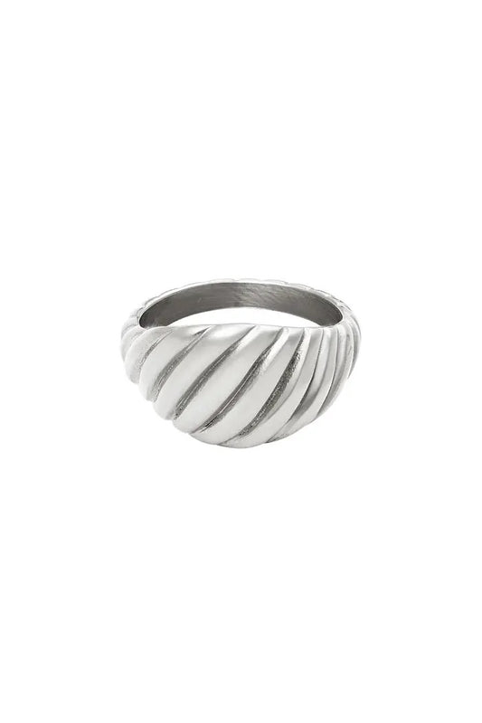 baguette ring - silver