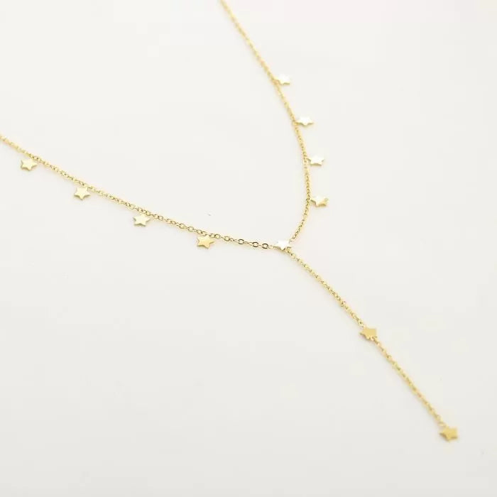 jade necklace - gold