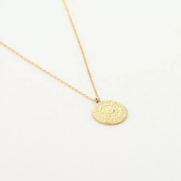 Sunset necklace - goud